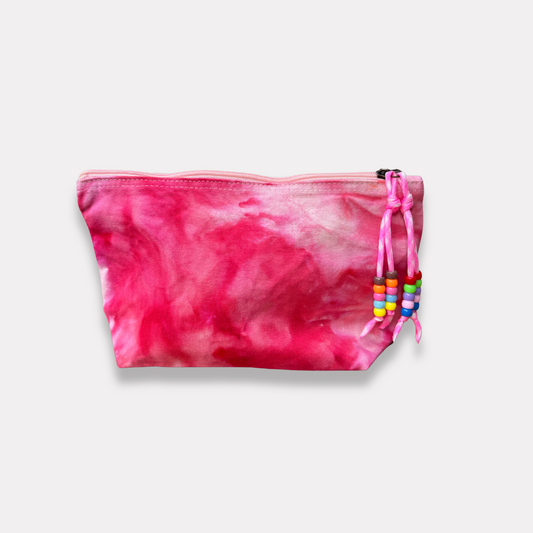 Ice Dye Organic Cotton Canva Pouch - Medium