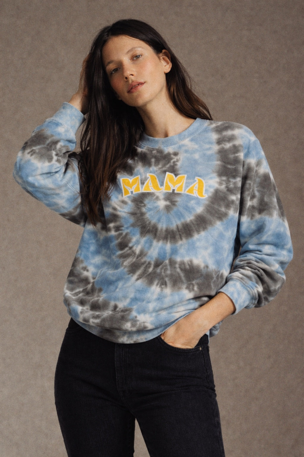 MAMA Tie Dye Sweat-Shirt