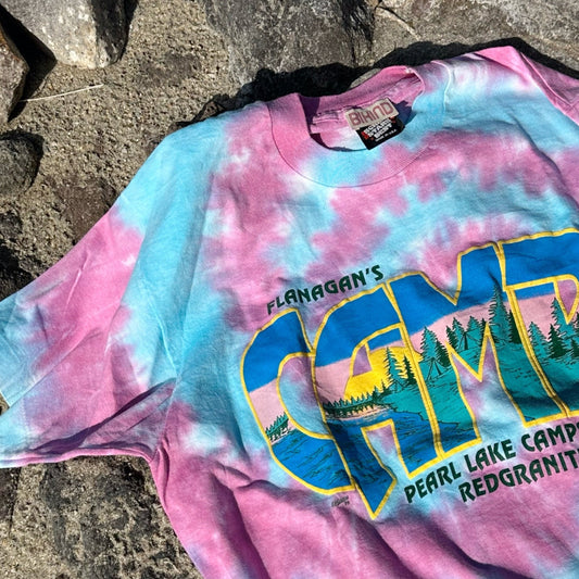 Repurposed & Reloved Camp Tie Dye T-Shirt