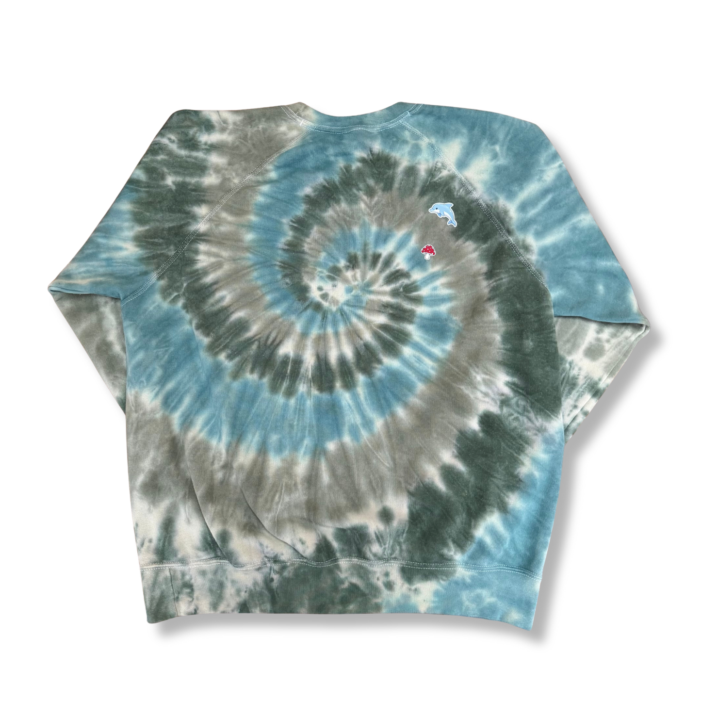 Amal Tie Dye Sweat-Shirt with Printed Stickers !