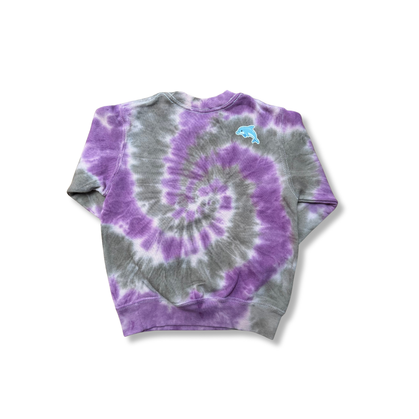 Tie Dye Sweat-Shirt KIDS with Printed Stickers!
