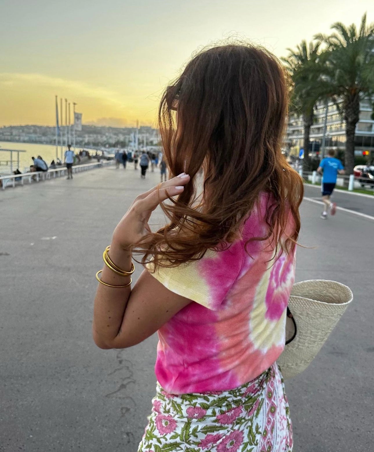 Jane ribbed Tie Dye T-Shirt S/M