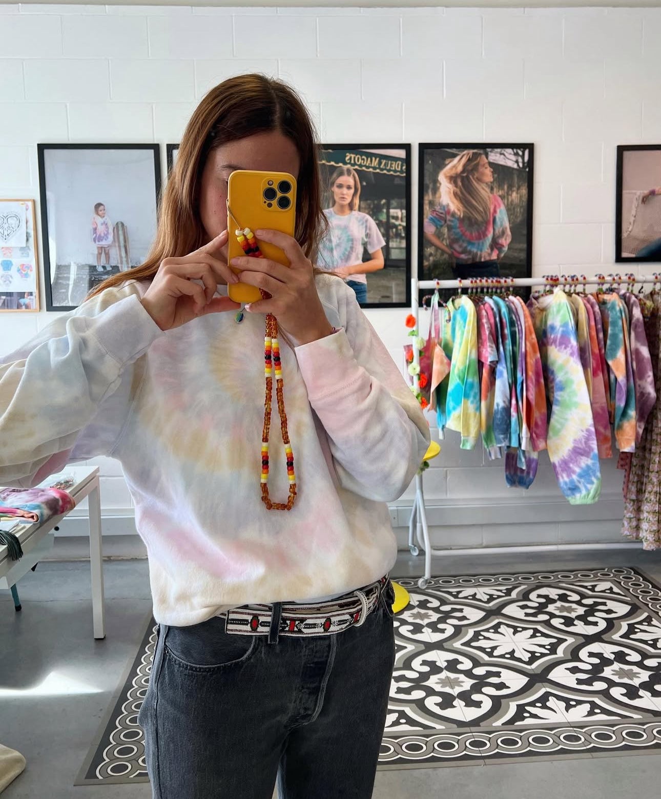 Beaded Phone Lanyard - Long