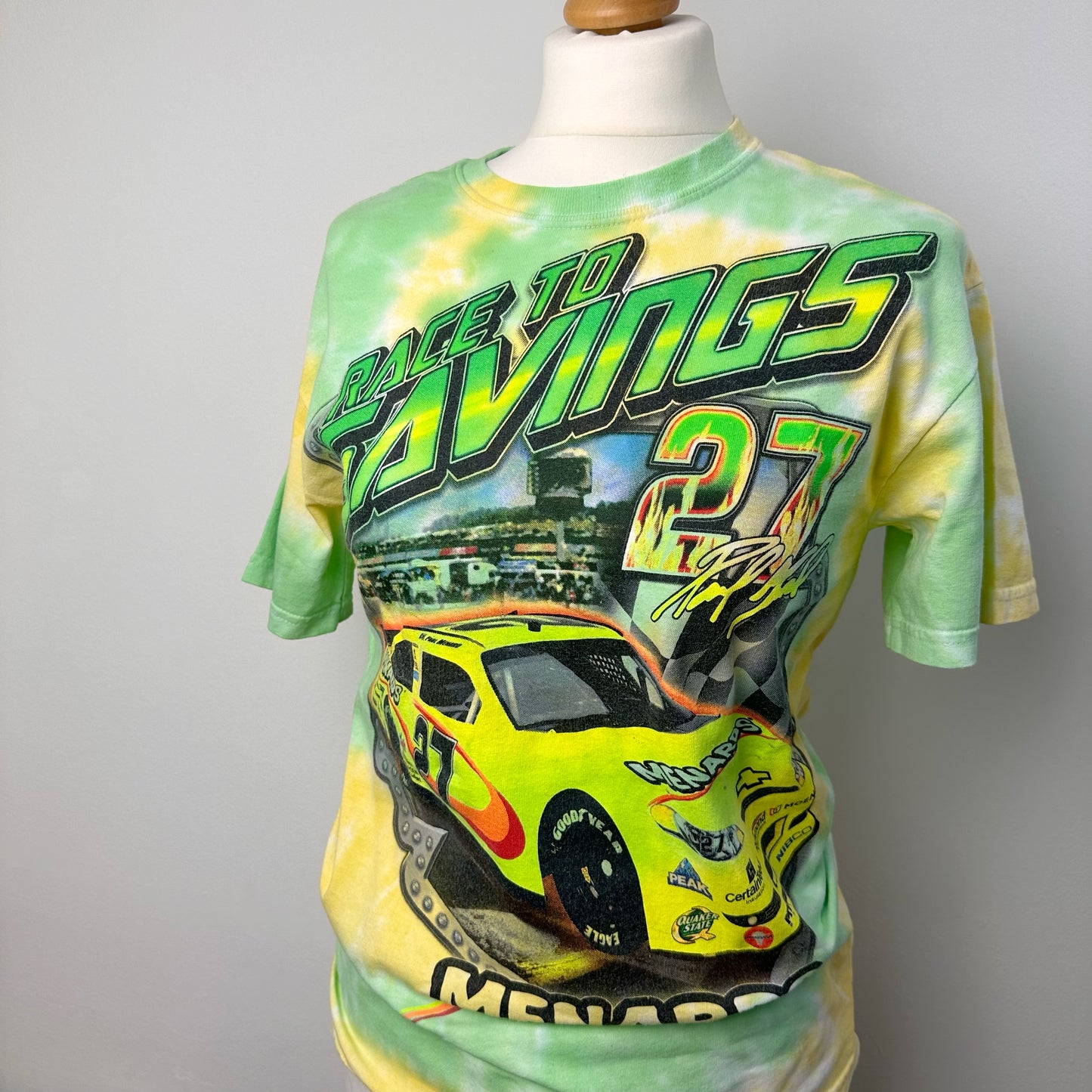 Repurposed & Reloved Menards Tie Dye T-Shirt