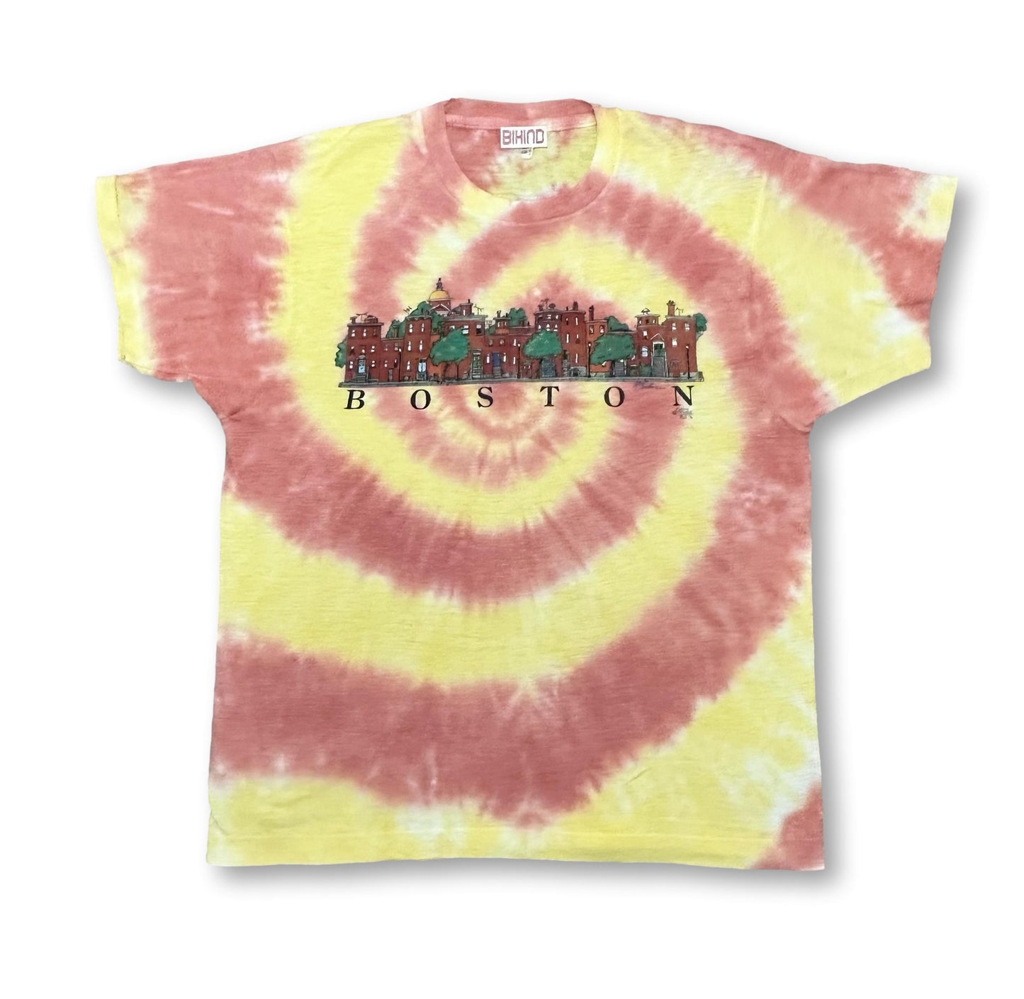 Repurposed & Reloved Boston Tie Dye T-Shirt