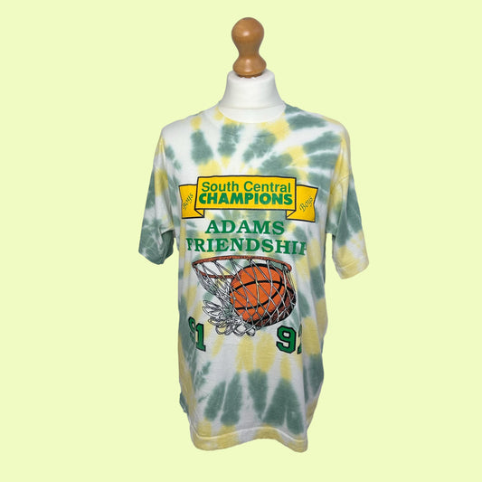 Repurposed & Reloved Basketball Tie Dye T-Shirt
