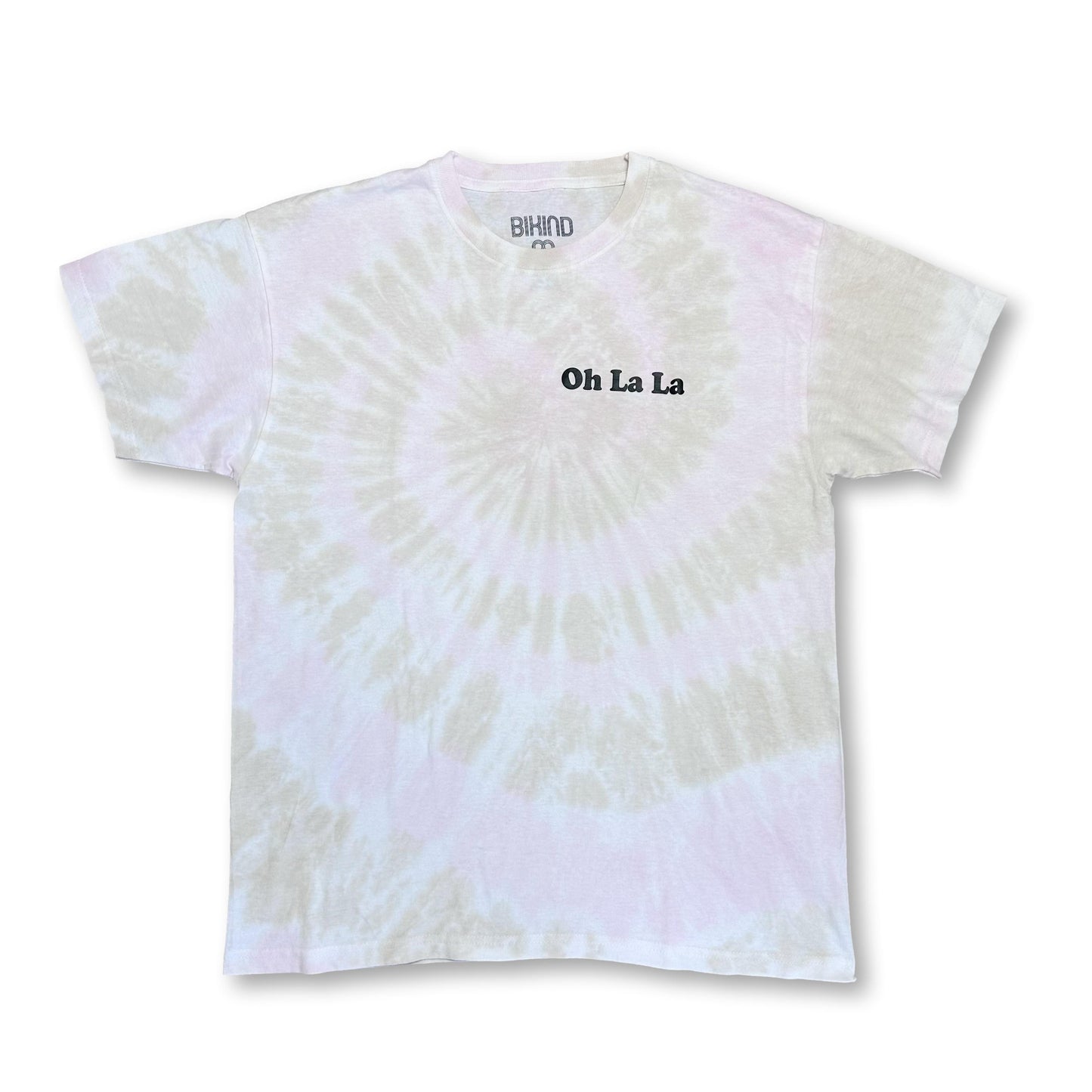 Lovina Tie Dye T-Shirt "Oh La La" S