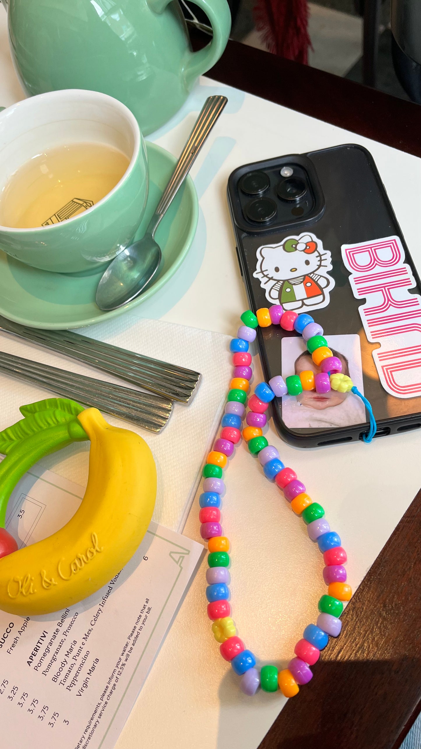 Beaded Phone Lanyard - Short