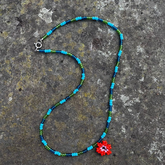 Primavera flower necklace