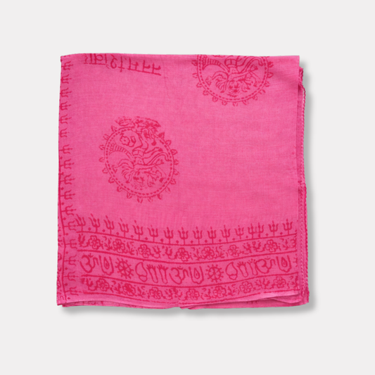 Om Cotton Sarong - Pink