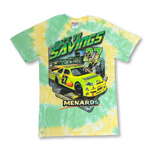 Repurposed & Reloved Menards Tie Dye T-Shirt