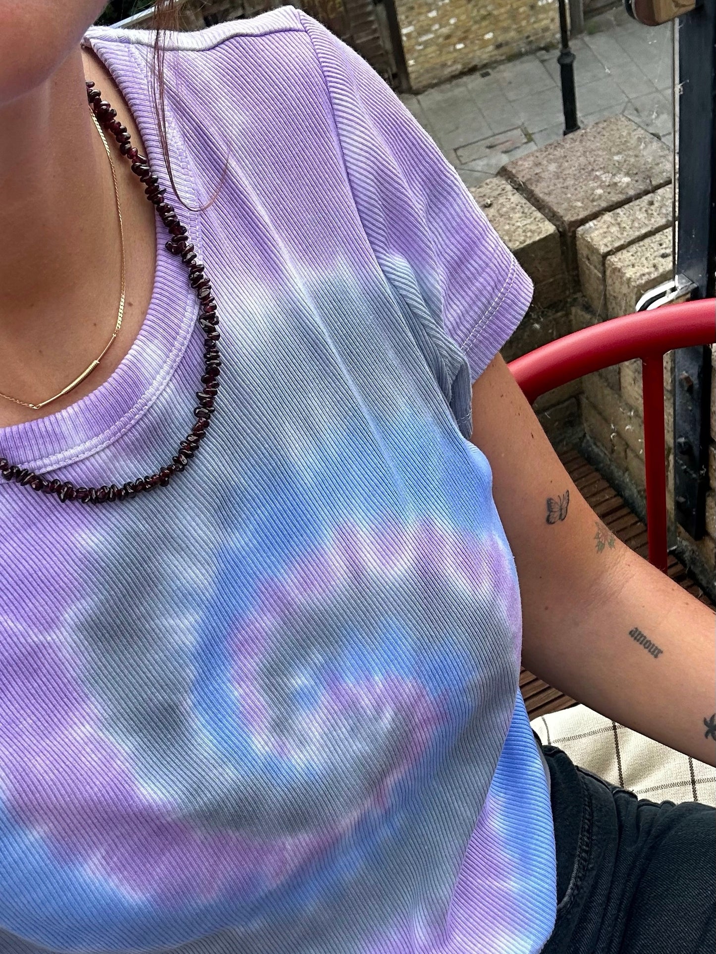 Jane ribbed Tie Dye T-Shirt M/L