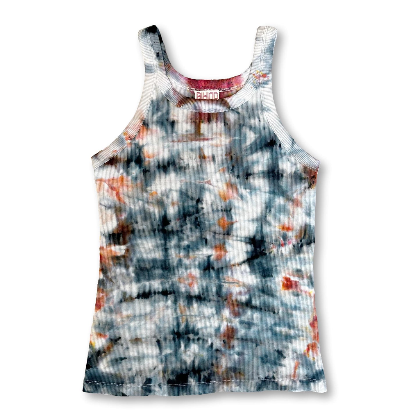 Aloha Ice Dye Ribbed Tank Top L
