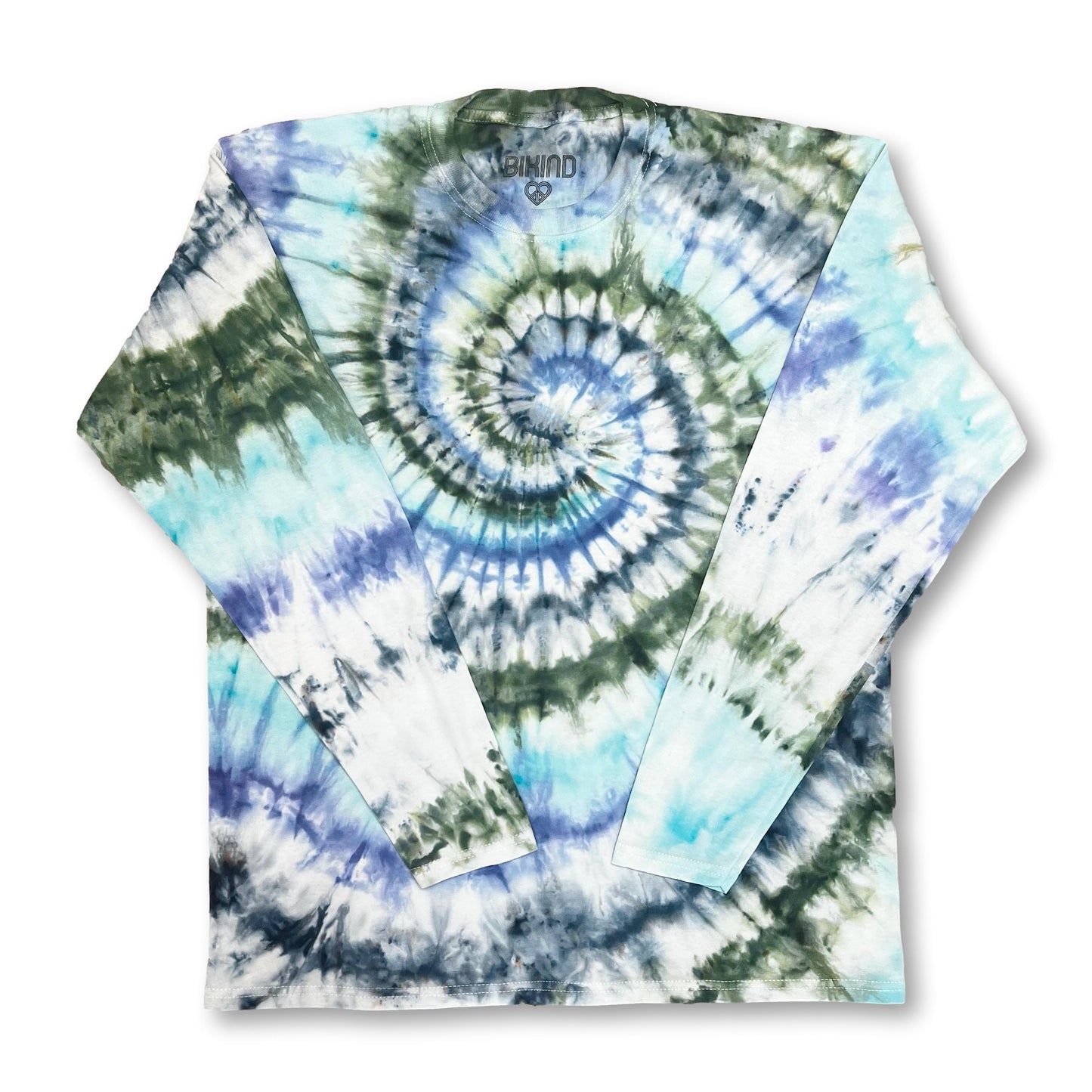 Ice Tie Dye Long Sleeves T-Shirt L