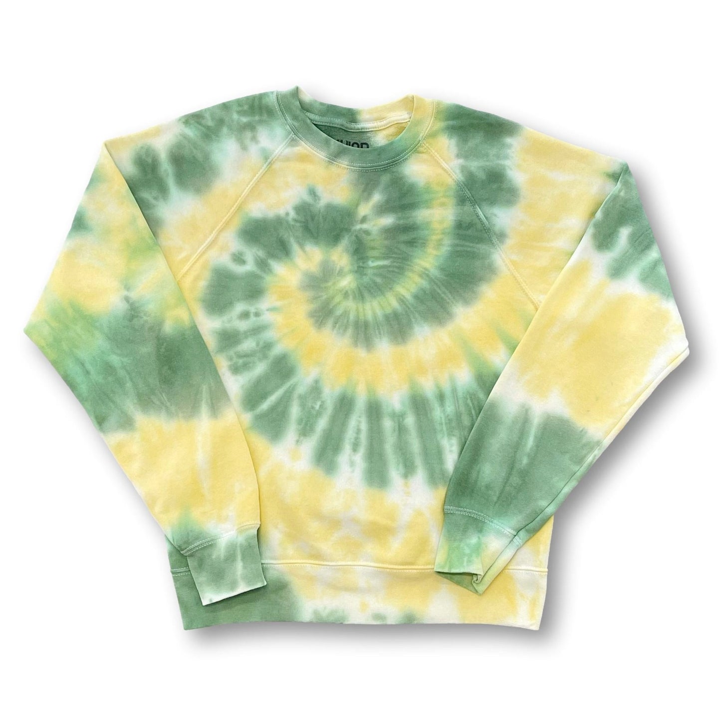 Green Yellow Tie Dye Sweat-Shirt