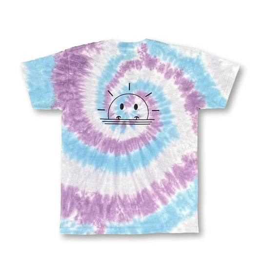 Lovina Tie Dye T-Shirt back print Smiley Sunset S / M