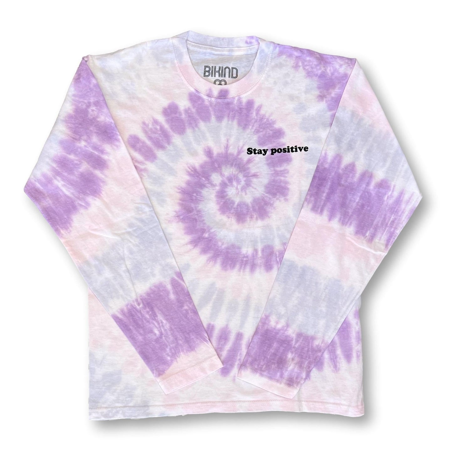 "Stay positive" Agonda Tie Dye T-Shirt L