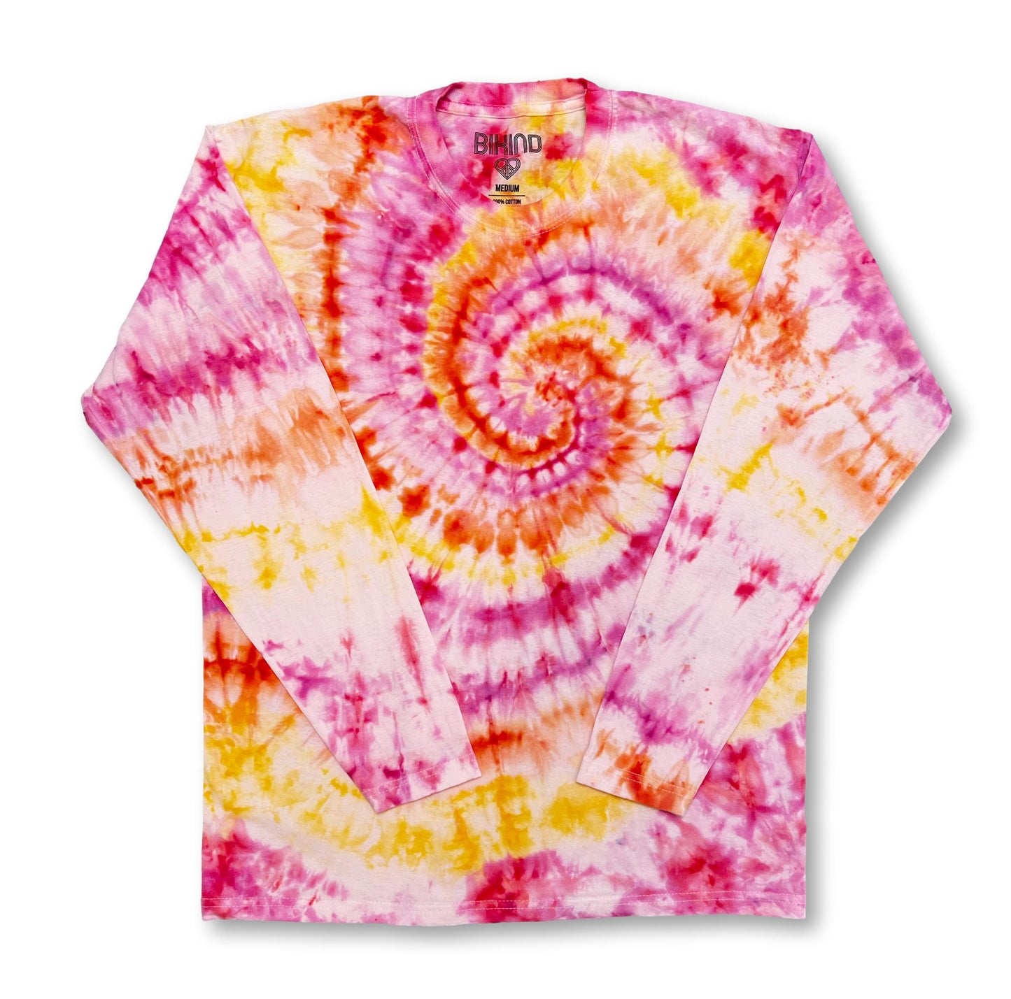 Ice Tie Dye Long Sleeves T-Shirt M