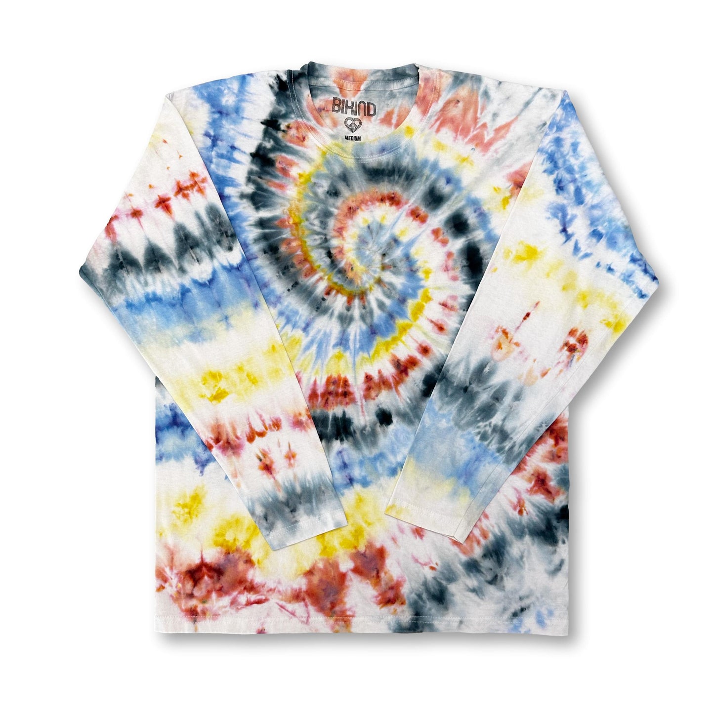 Ice Tie Dye Long Sleeves T-Shirt M