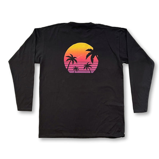 Agonda T-Shirt Black Sunset