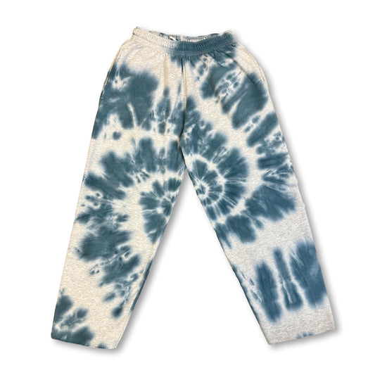 grey tie dye cropped joggers