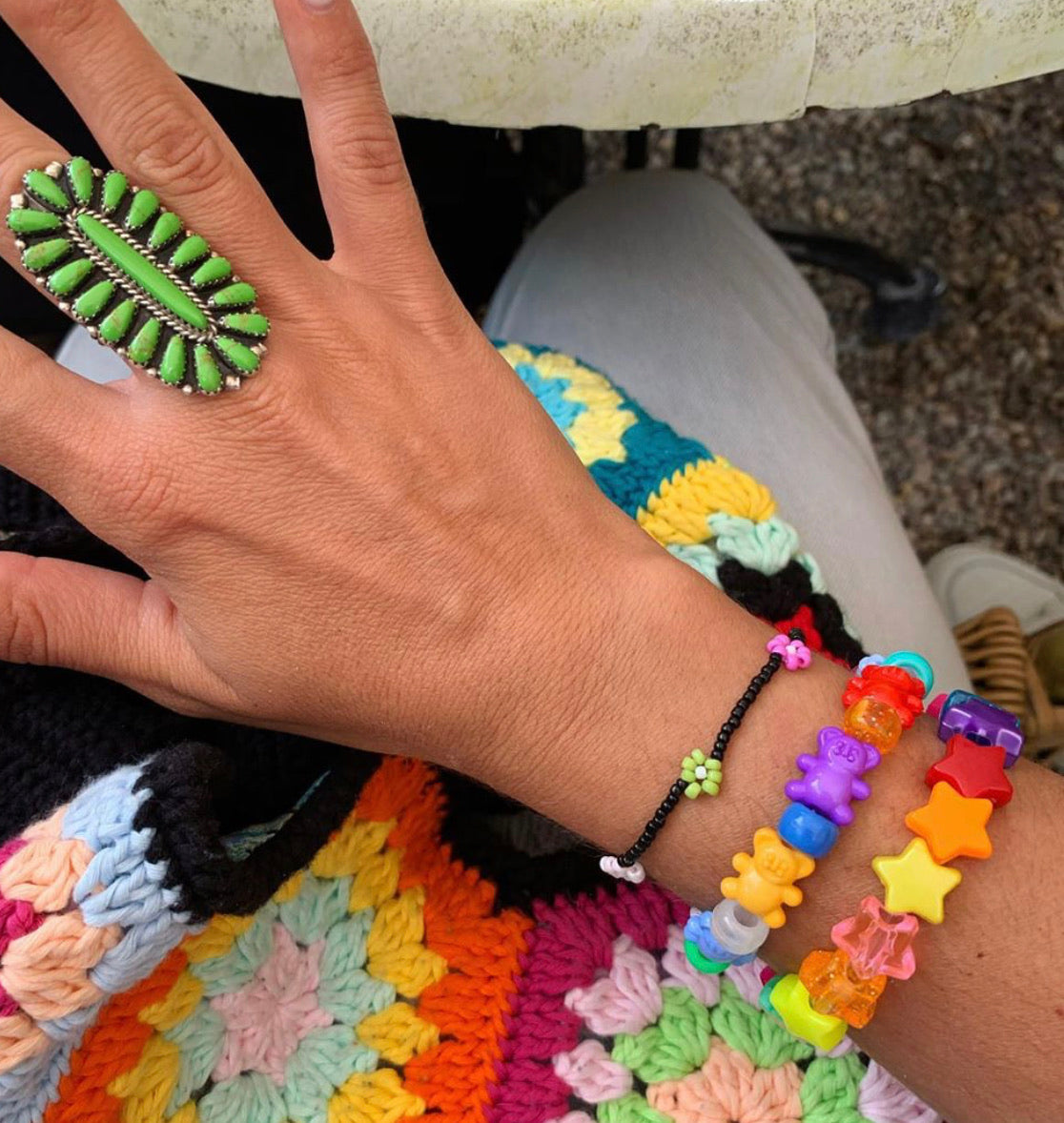 Beaded Stars Bracelet