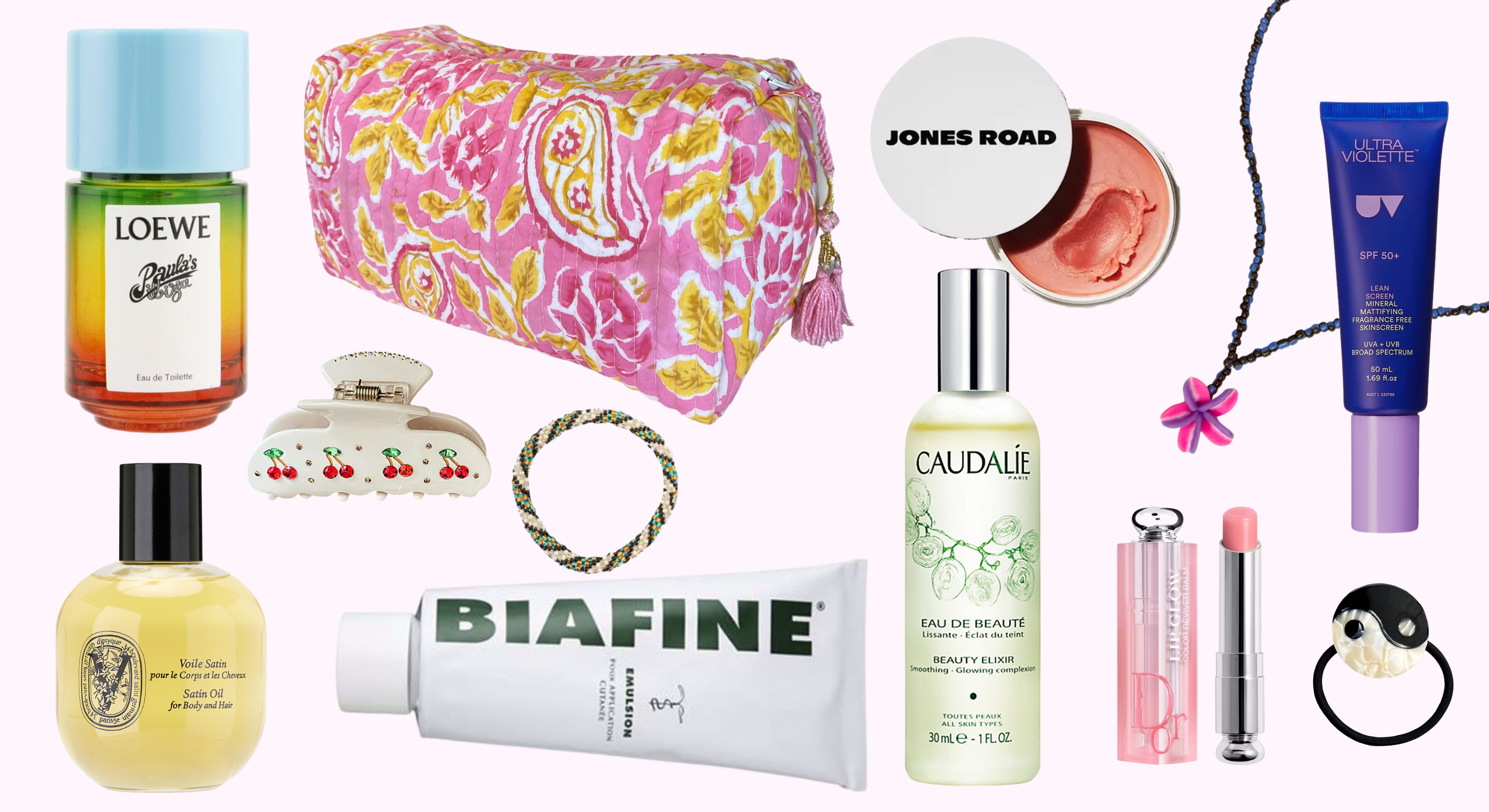 Tropical holiday beauty producsts