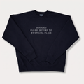 IF FOUND Sweat-Shirt Personalised