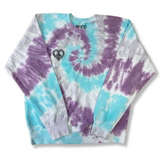 Amal Tie Dye Sweat-Shirt M HEART Sample Sale