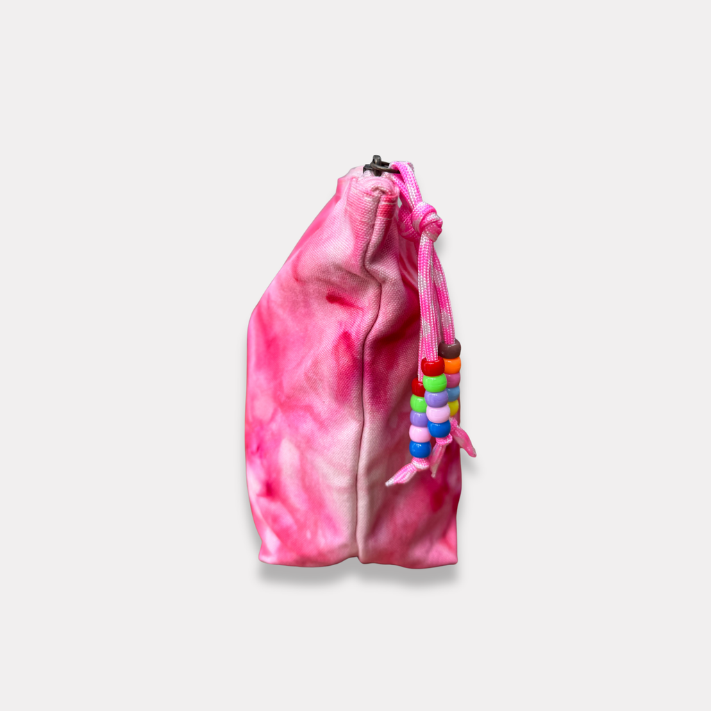 Ice Dye Organic Cotton Canva Pouch - Large