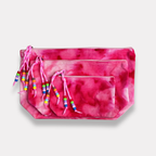 Ice Dye Organic Cotton Canva Pouch - Large