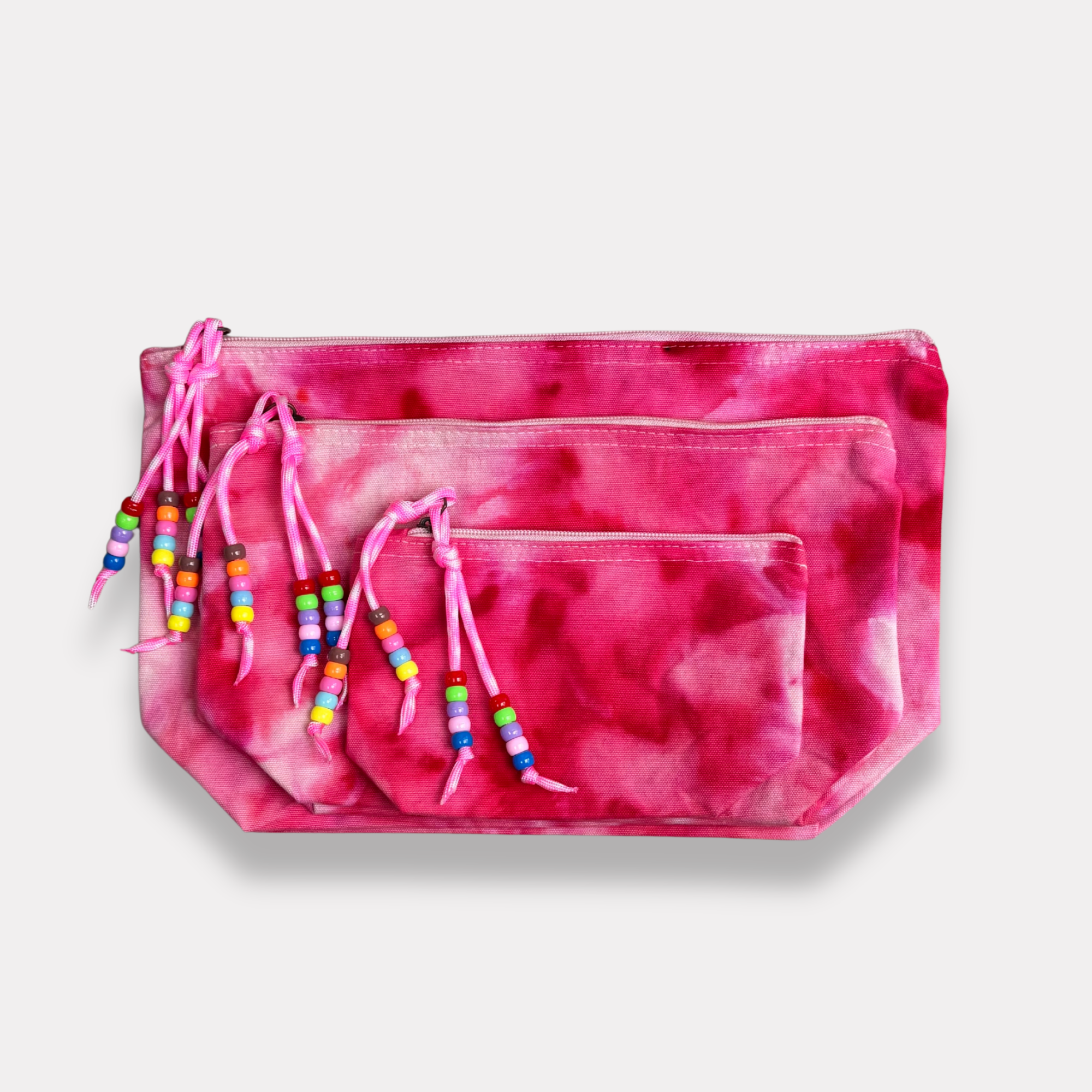 Ice Dye Organic Cotton Canva Pouch - Small