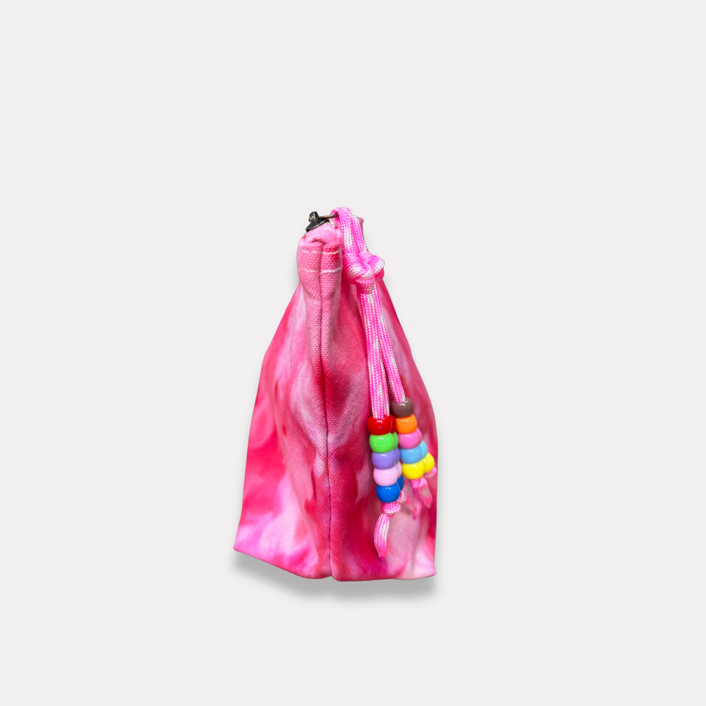 Ice Dye Organic Cotton Canva Pouch - Medium