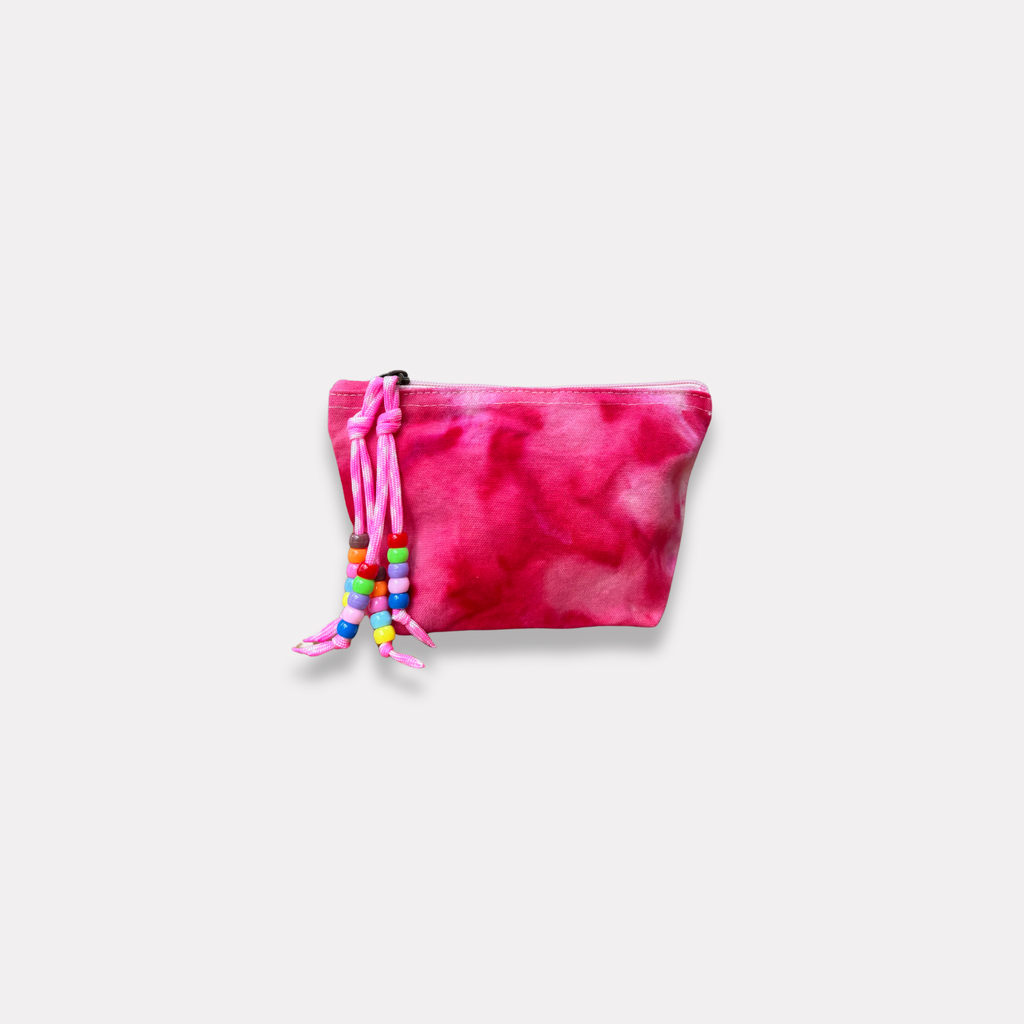 Ice Dye Organic Cotton Canva Pouch - Small