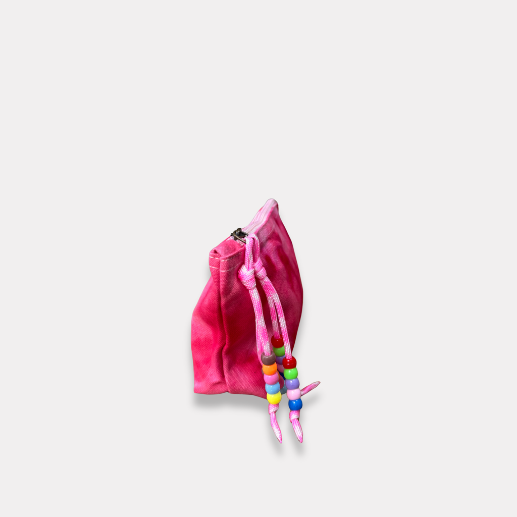 Ice Dye Organic Cotton Canva Pouch - Small