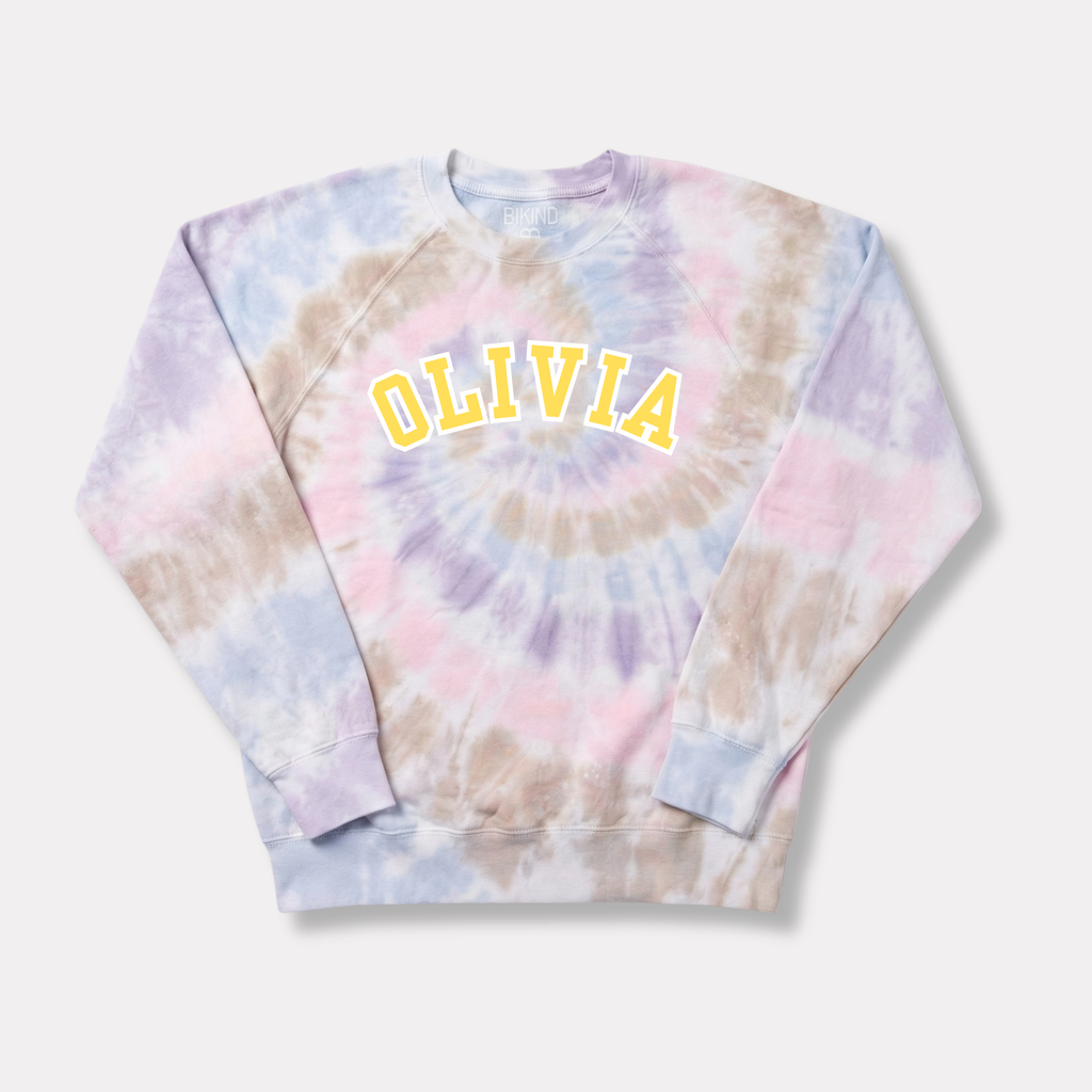 OSTUNI Tie Dye Sweat-Shirt Personalised
