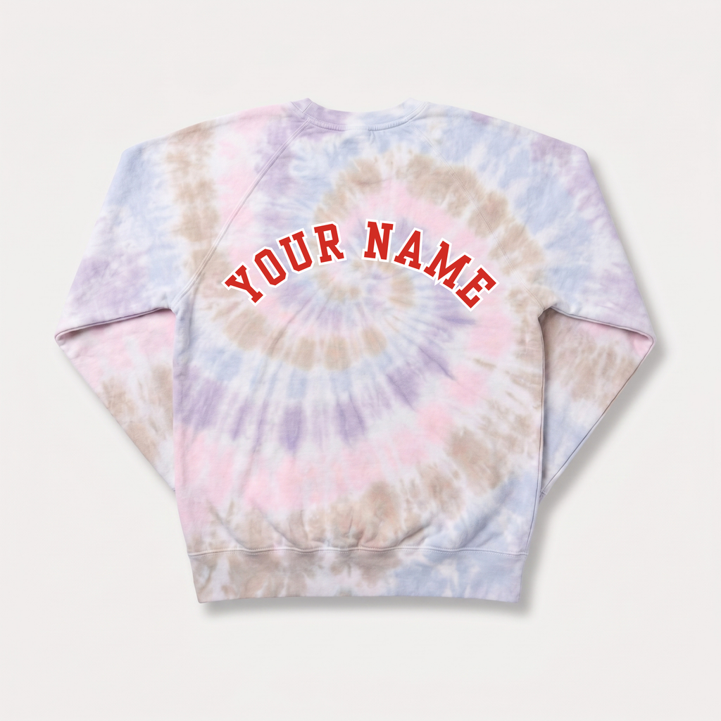 OSTUNI Tie Dye Sweat-Shirt Personalised