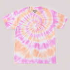 Lovina Tie Dye T-Shirt back print Smiley Sunset M