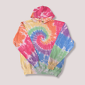 Zipped Tie Dye Hoodie XL