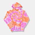 JAIPUR Tie Dye Hoodie with Printed Stickers ! Size S