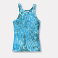 Aloha Tie Dye Ribbed Tank Top S