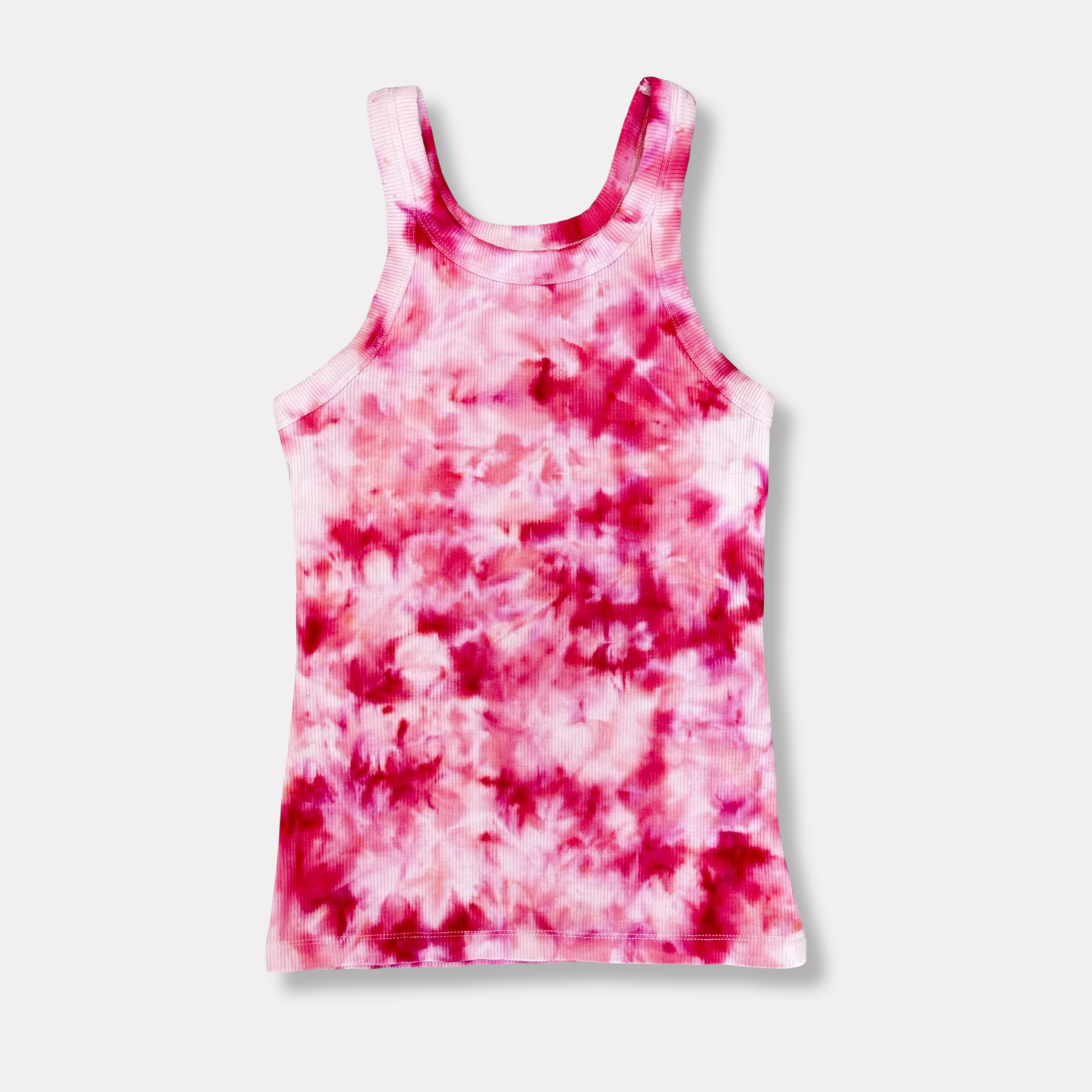 Aloha Ice Dye Ribbed Tank Top S