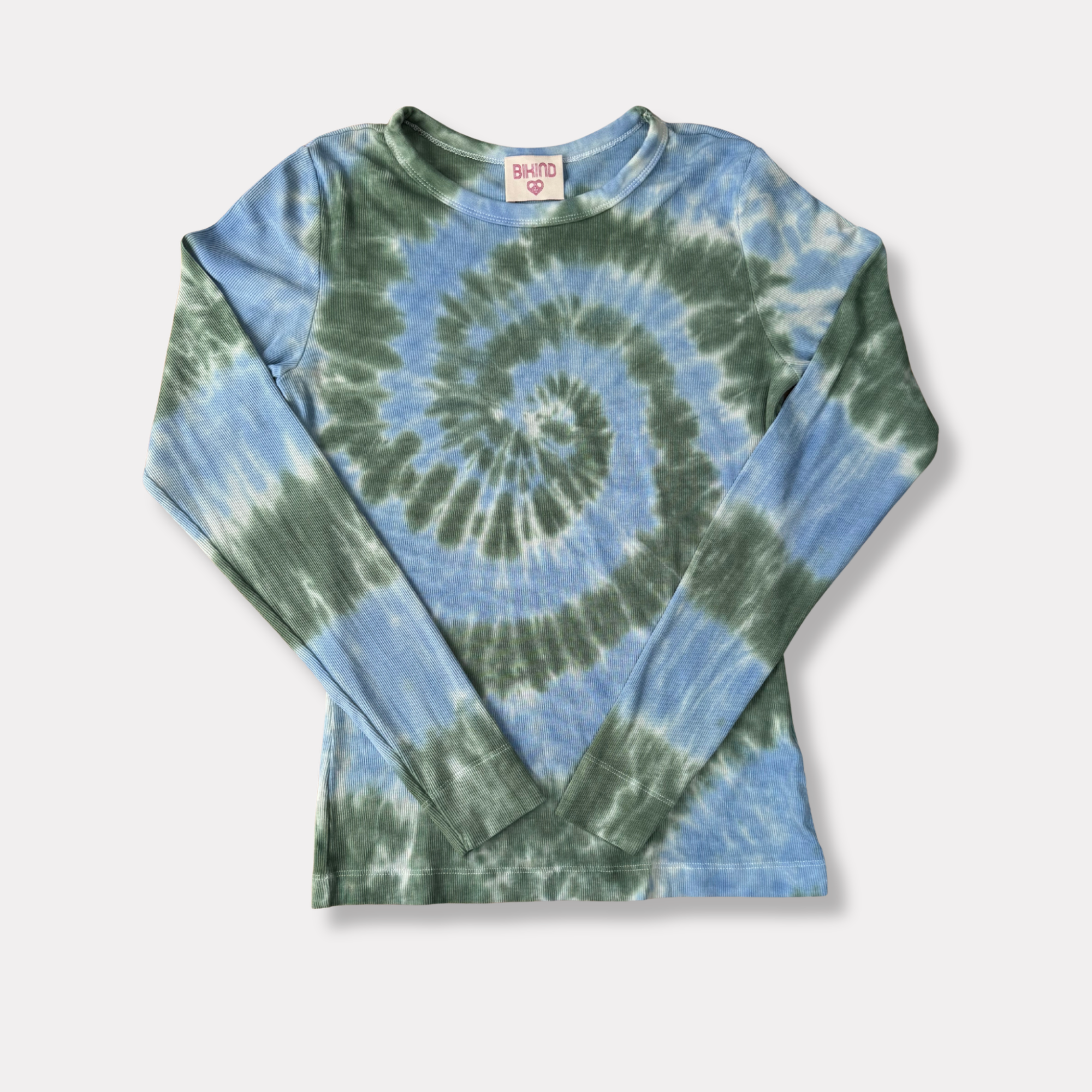 Jane long sleeves ribbed Tie Dye T-Shirt M