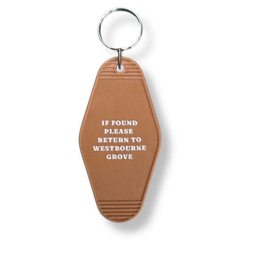 WESTBOURNE GROVE Double Sided Motel Keyring