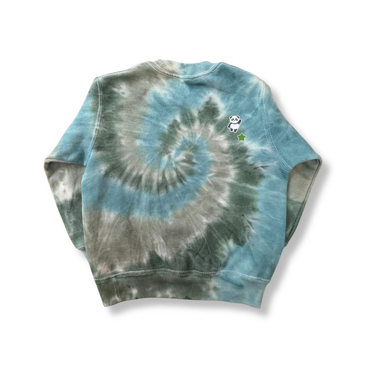 Tie Dye Sweat-Shirt KIDS with Printed Stickers!
