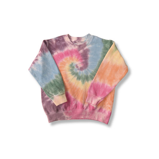 Tie Dye Sweat-Shirt KIDS FADED RAINBOW
