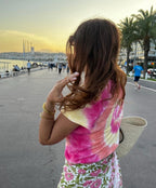 Jane ribbed Tie Dye T-Shirt S/M