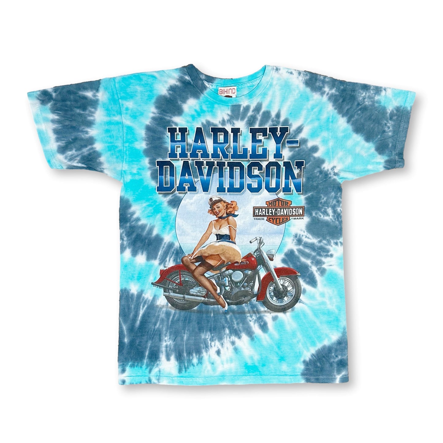Repurposed & Reloved Harley Tie Dye T-Shirt