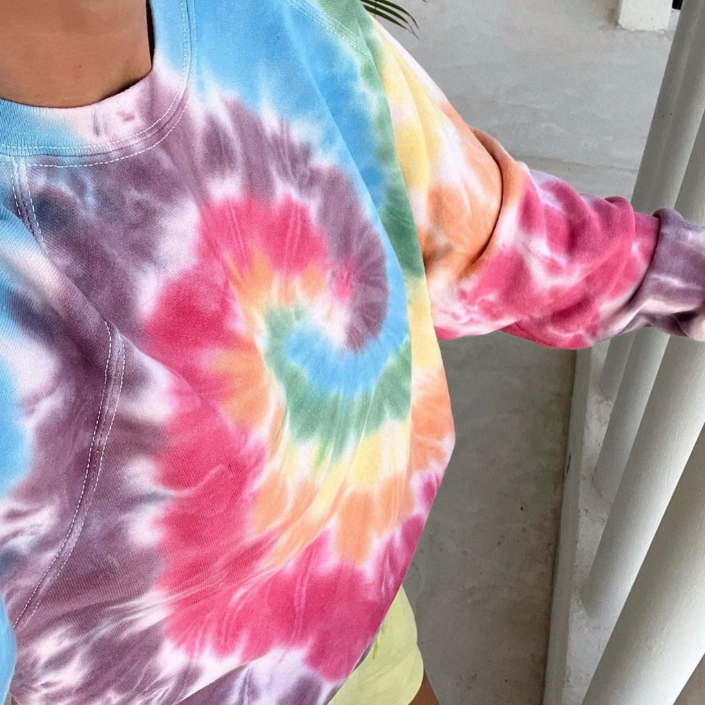 RAINBOW Tie Dye Sweat-Shirt