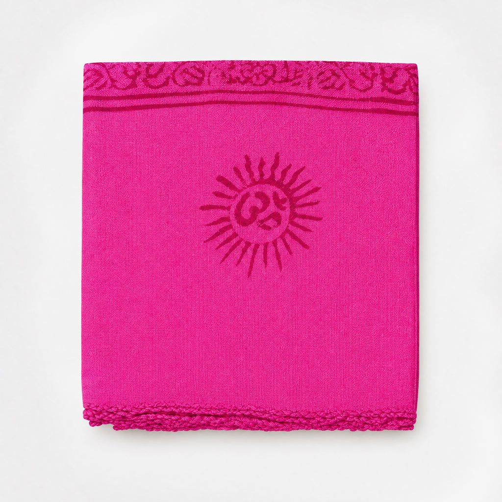 Om Cotton Sarong - Pink